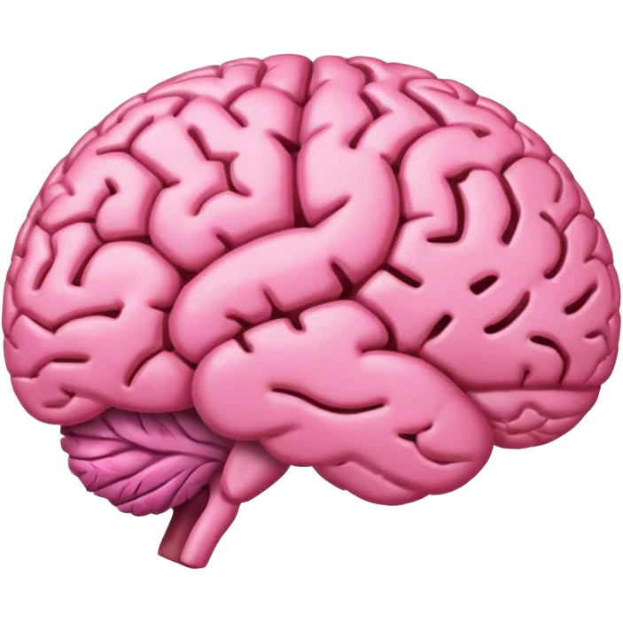 pink brain with' mindset' emoji