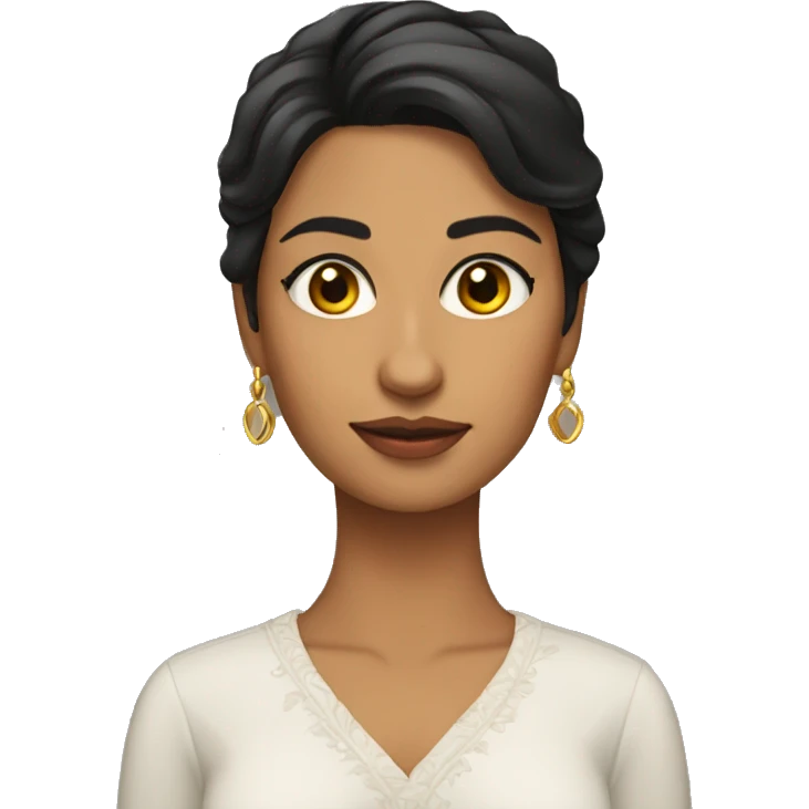 Mujer morena emoji