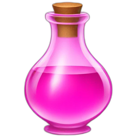 pink magic potion emoji