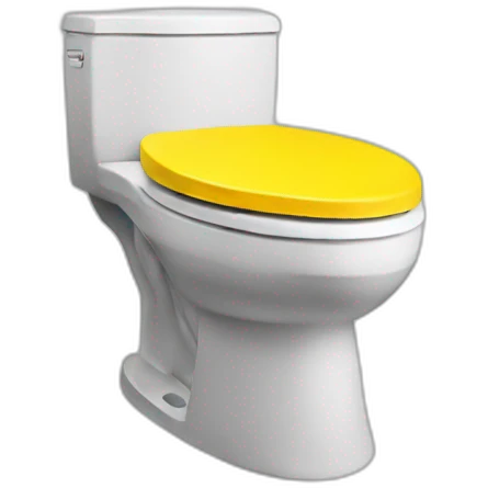 yellow toilet emoji
