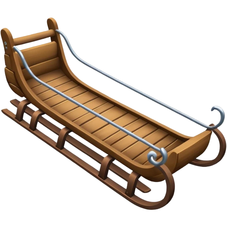 winter sled emoji