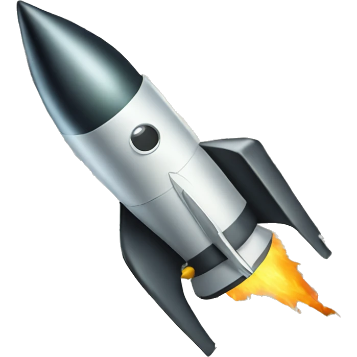 rocket ship propelled by dollar bills emoji