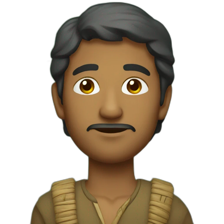 indian man in forest  emoji