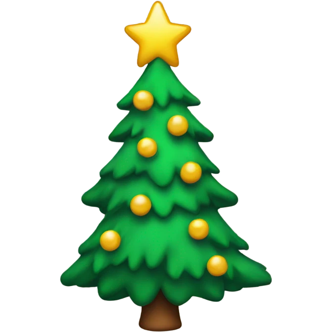 Christmas tree emoji