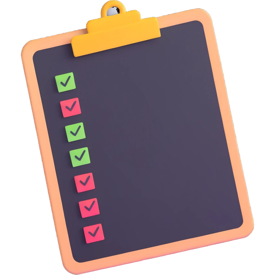 todo list with checkmarks emoji