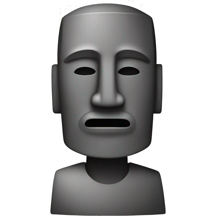 Moai sigma emoji
