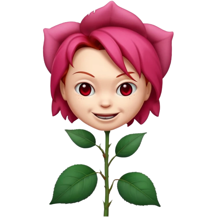 Pink roseUn emojin de chuky emoji