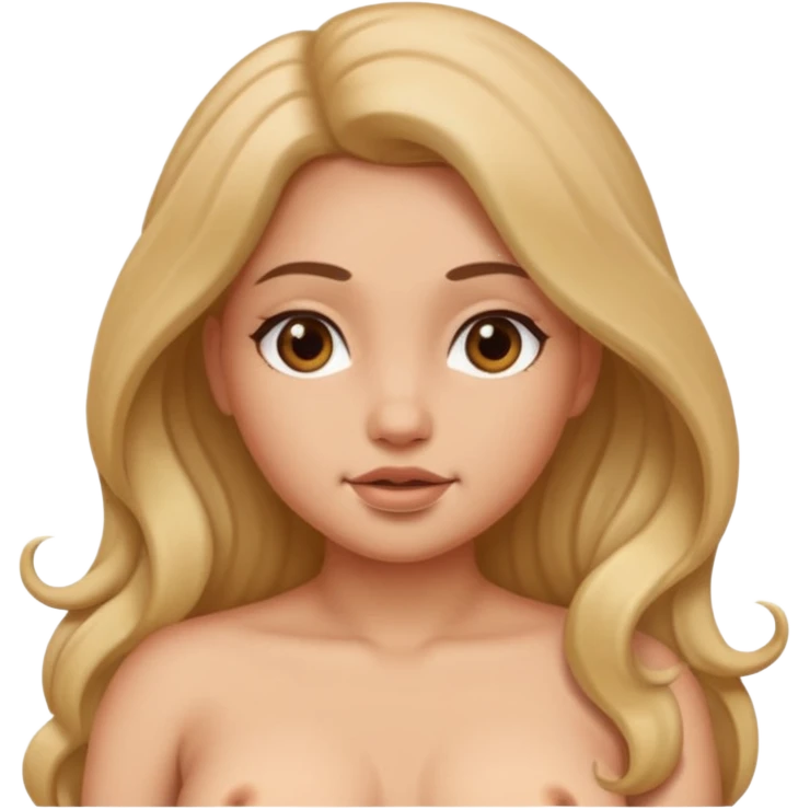 A naked girls bum emoji