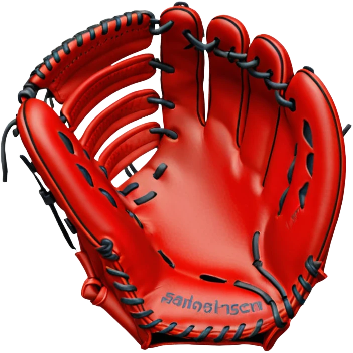 baseball glove (#00A3E0) and red (#F9423A) emoji