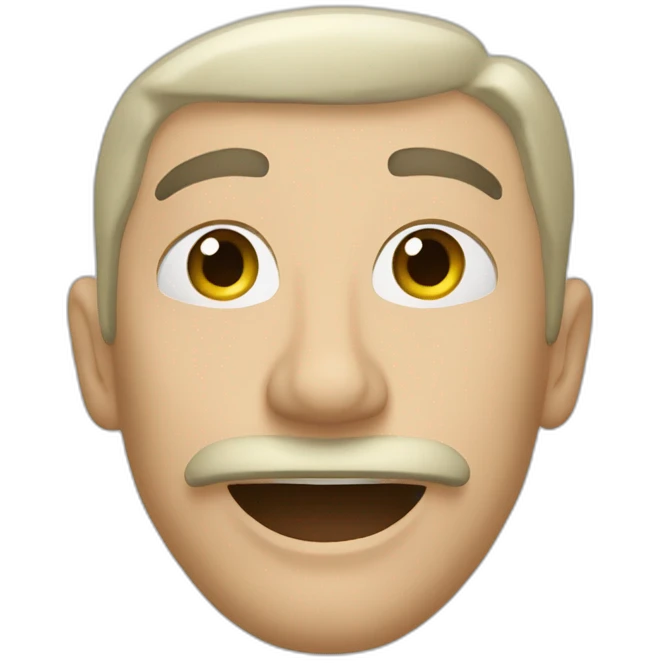 Белая собака  emoji