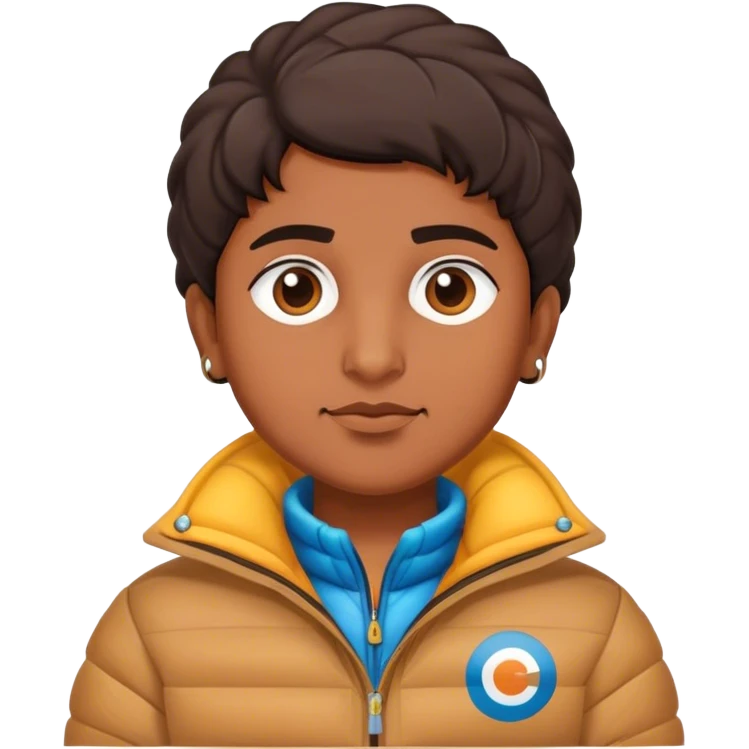 indian founder with a yc puffer jacket emoji