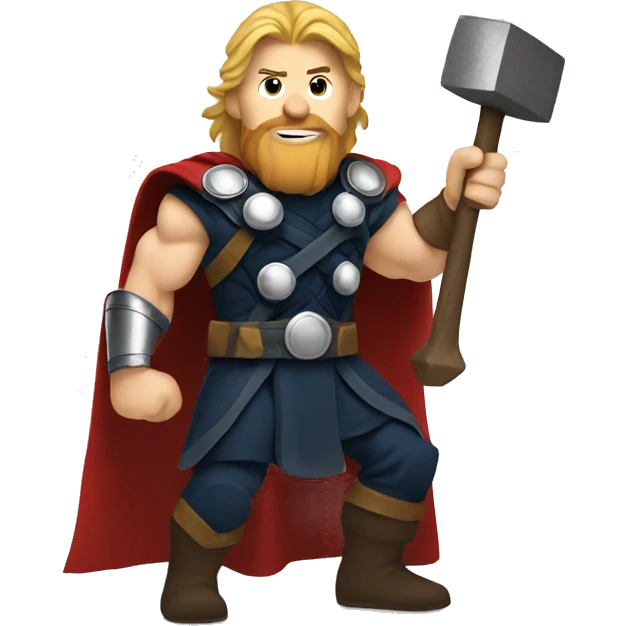 Thor holding a hammer emoji