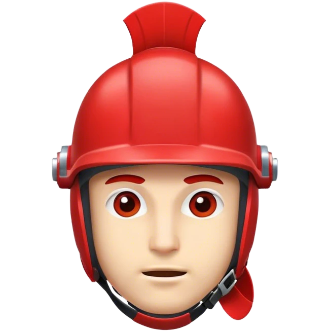 spartakus red helmet emoji
