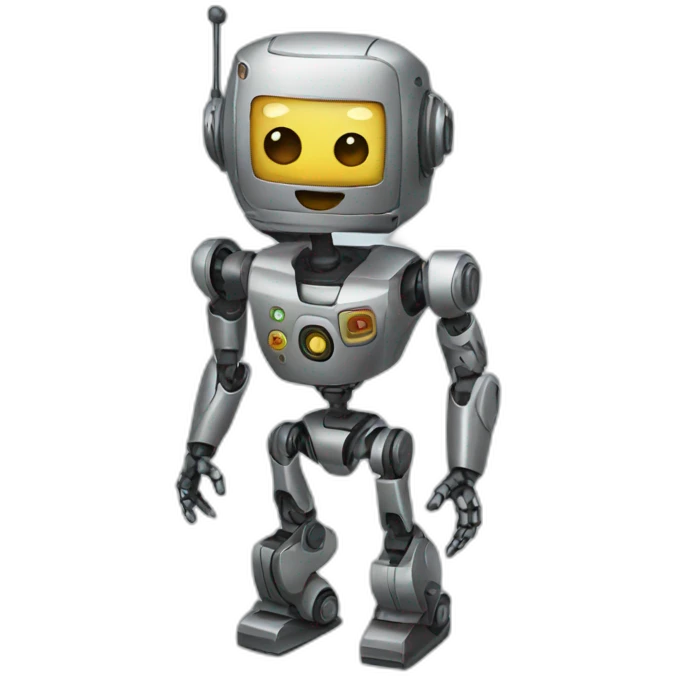 robot artist emoji