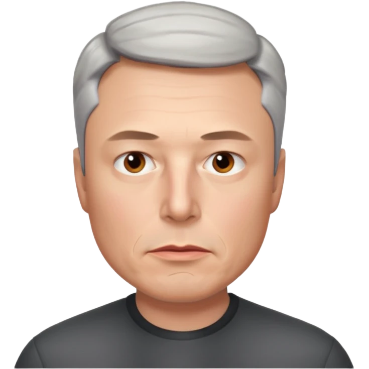 make me elon musk serious face  emoji