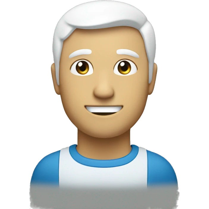 Text that says FJB in bold with the F&B being blue and the J being white emoji