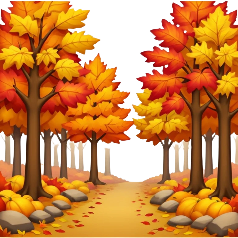 Autumn forest emoji