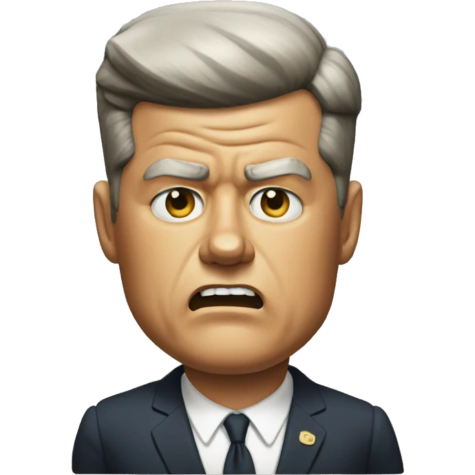 John F. Kennedy angry emoji
