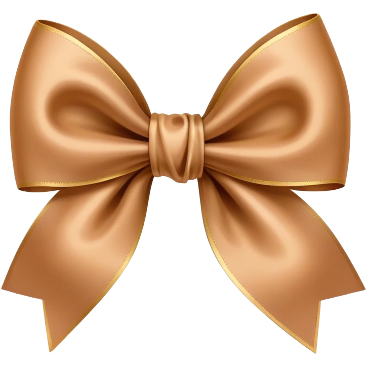 Light Brown bow  emoji