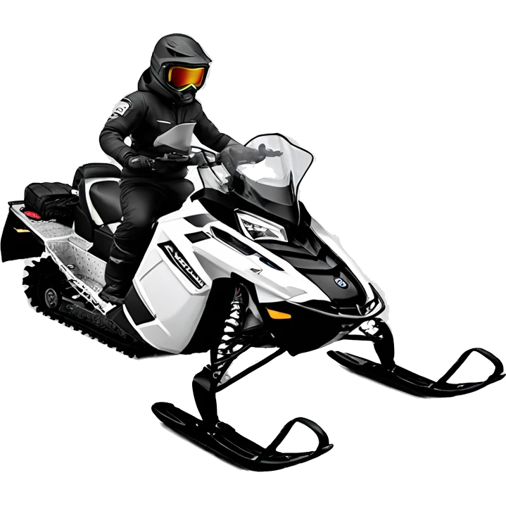 Snowmobile.  2018 Polaris 850 with a 144” track with a rider sitting on it emoji