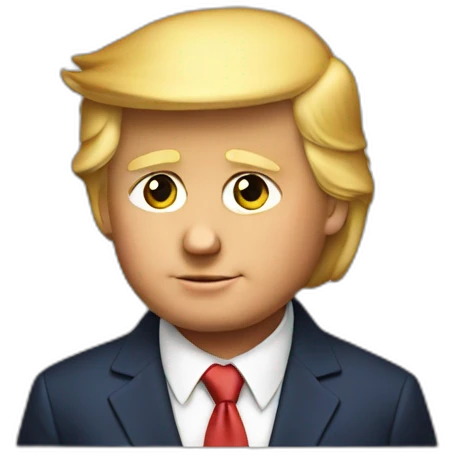 donald trump as a kid emoji