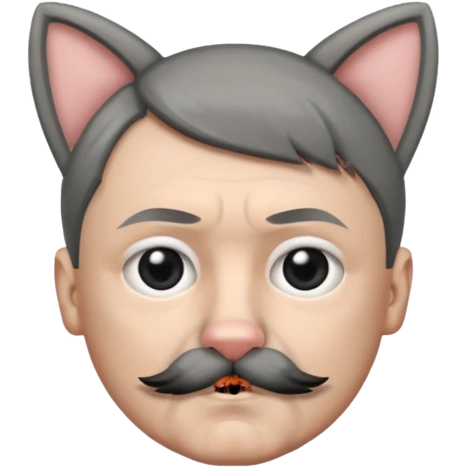 adolf hitler with cat ears  emoji