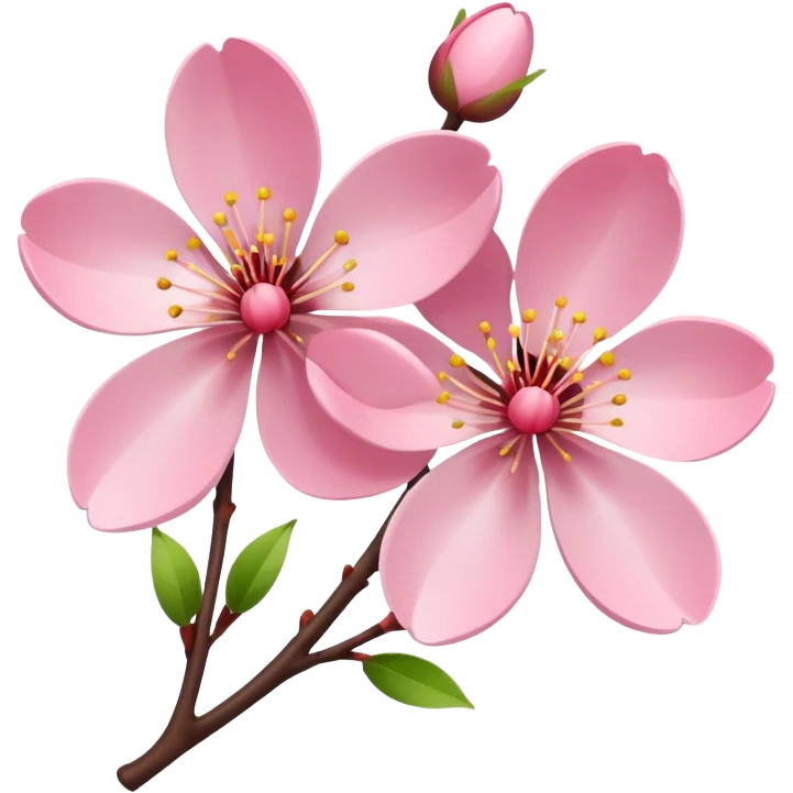 cherry blossom emoji