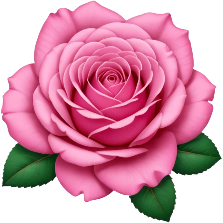 “A Polaroid-style photo of a pink rose  emoji