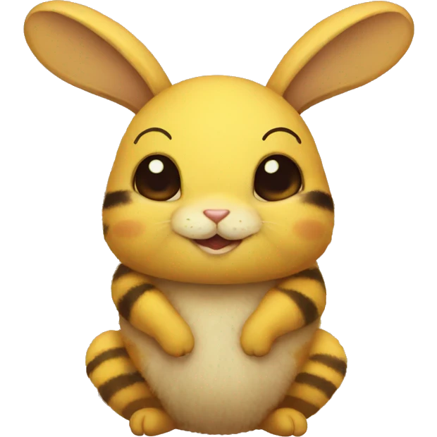 Bee bunny emoji