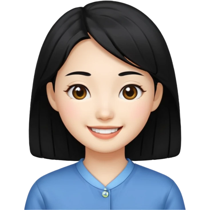 дівчинка кореянка emoji