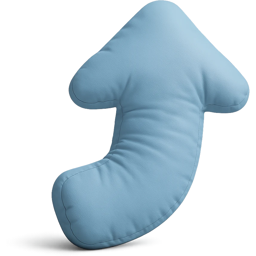 Стрелка вверх. Минималистичный линейный рисунок emoji