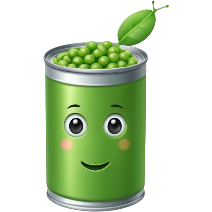 green peas can emoji