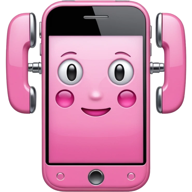 pink celphone  emoji