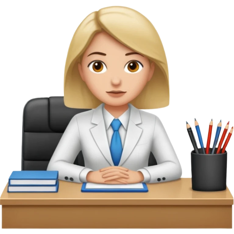 une image de 3/4 avec un recruteur à son bureau PAS DE FACE DE 3/4! qui regarde un candidat assis en face de lui. le recruteur est à droite emoji