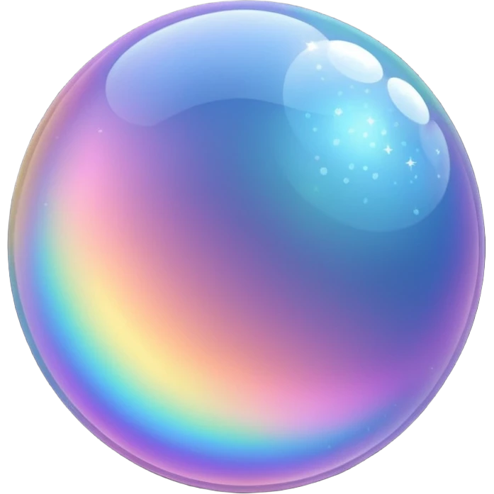 sparkling bubble emoji