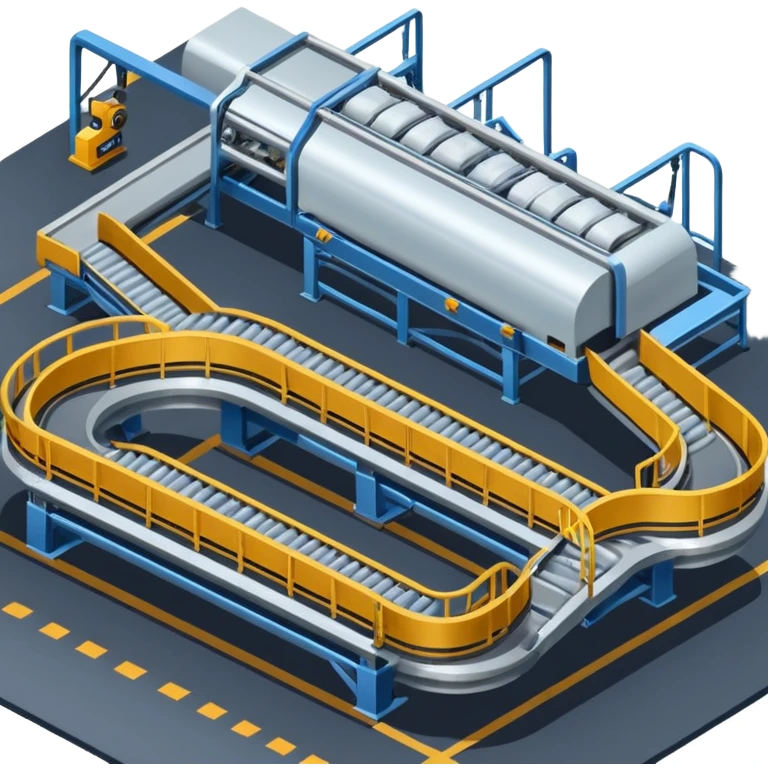automobile plant with a conveyor emoji