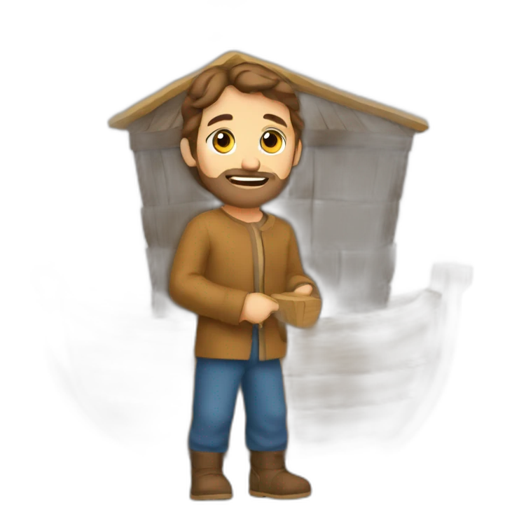 Noah building the ark emoji