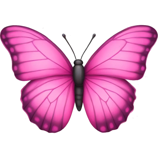 Pink butterfly  emoji
