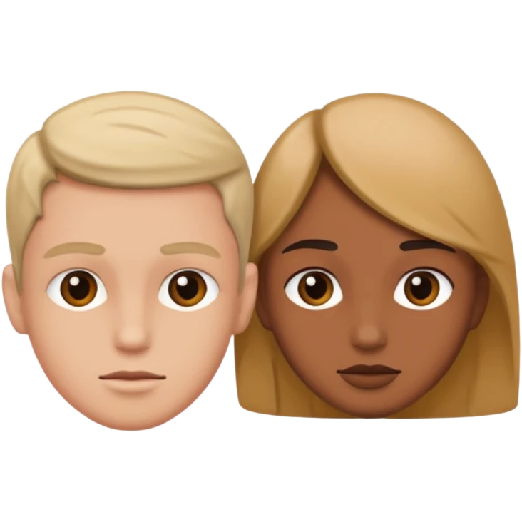 Two people opposite each other emoji