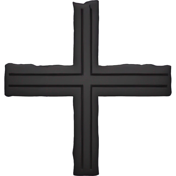 finland flag emoji but the cross is black and the rest of the flag is purple emoji