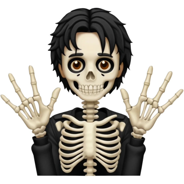 Make a Playboi Carti yvl skeleton hand emoji emoji