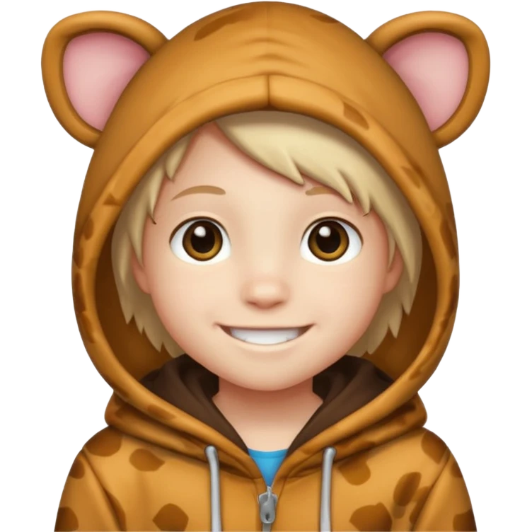 Animal Hoodie Kid emoji