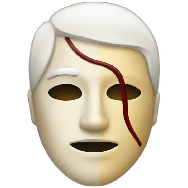 Man and mask and palstine emoji