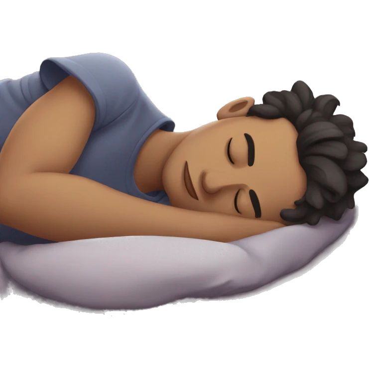 Aesthetic sleeping  emoji
