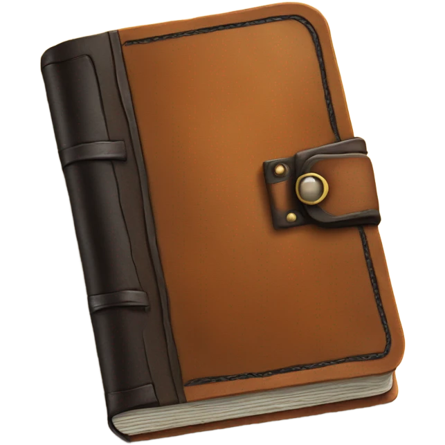 old leather journal emoji