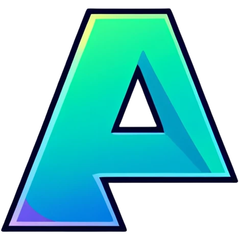 Colorful Gradient Alphabetical Letter “A” emoji