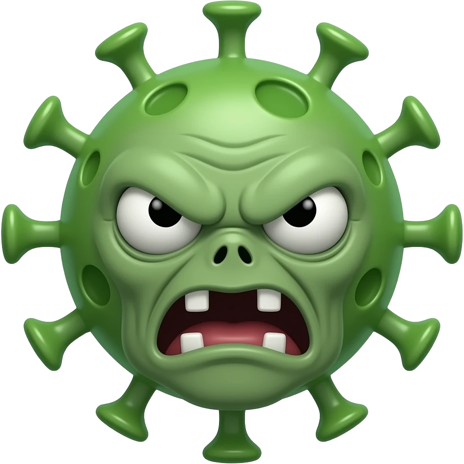 CREATE A VIRUS ZOMBIE EMOJI ANGRY emoji