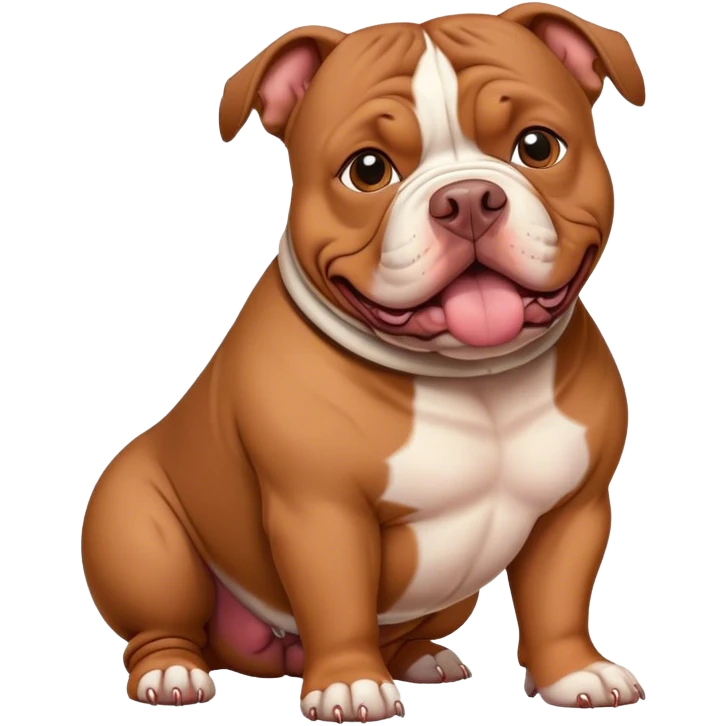 Américain Bully xxl Completely brown emoji
