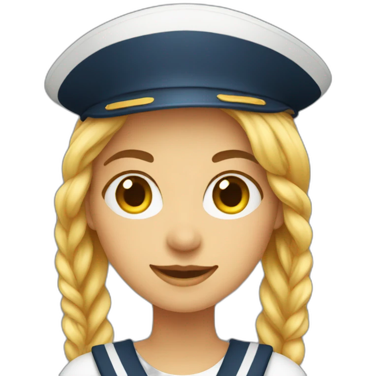 female-ux-designer-with-sailor-hat emoji