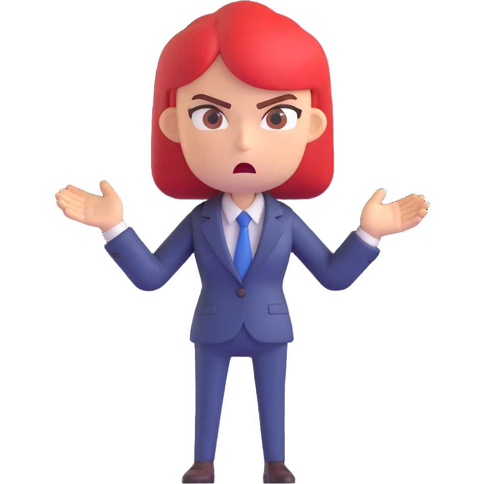 angry business secretary emoji